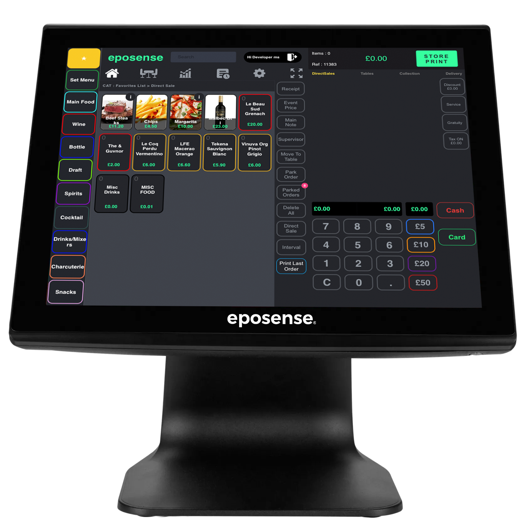 eposense | Till Screen